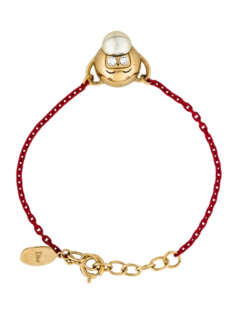 dior red bracelet monkey|christian Dior bracelets.